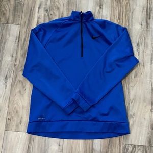 Nike dri fit sweat shirt hoody pullover zip up